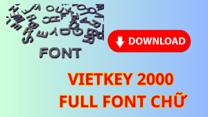 VIETKEY 2000 FULL FONT CHỮ