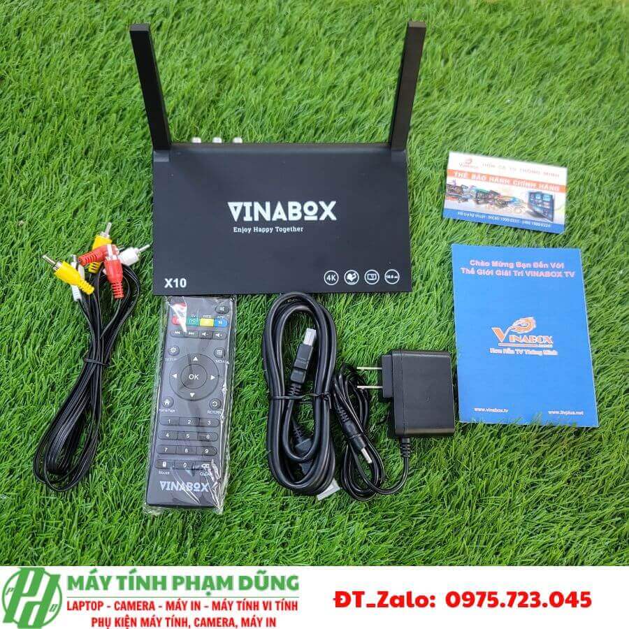 Android Tv Vinabox X10, Ram 4G Rom 32Gb