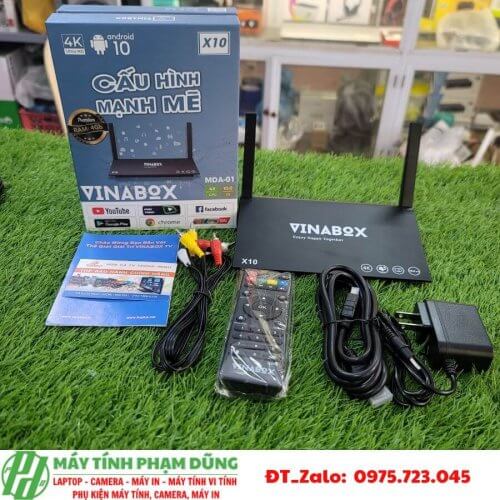 Android Tv Vinabox X10, Ram 4G Rom 32Gb